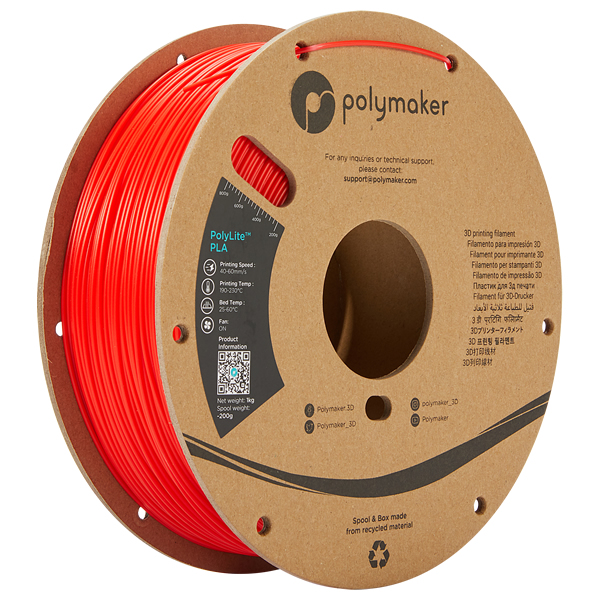 PolyLite PLA フィラメント | Polymaker社製3Dプリンターフィラメント