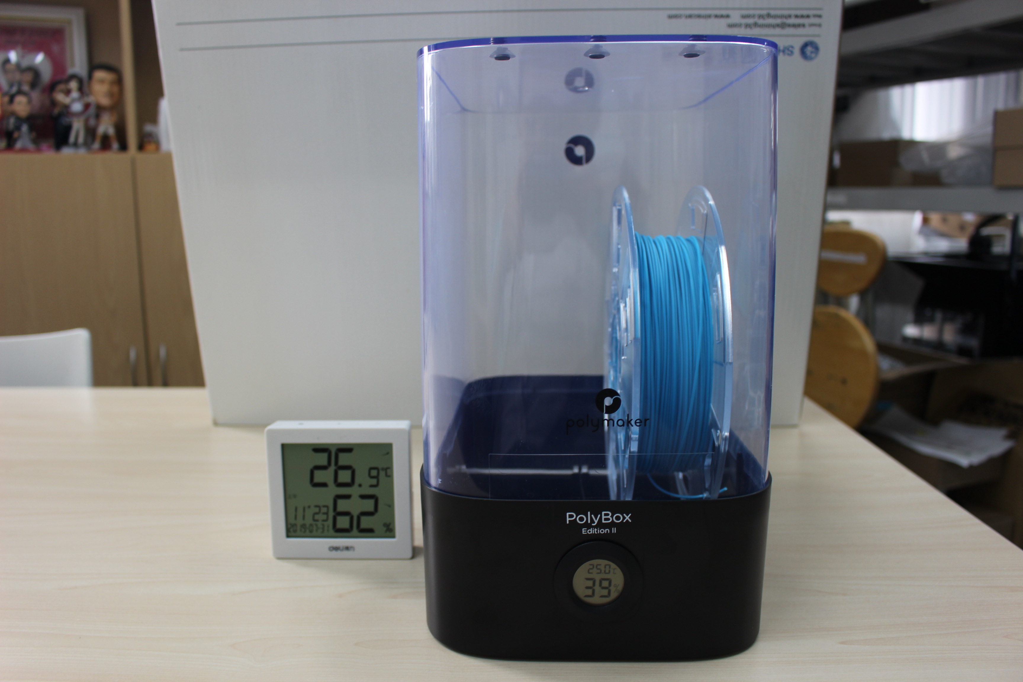 コラム】PolyBoxの湿度を1時間で15％以下にする方法 | Polymaker社製3D