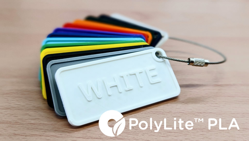 PolyLite PLA製カラー見本