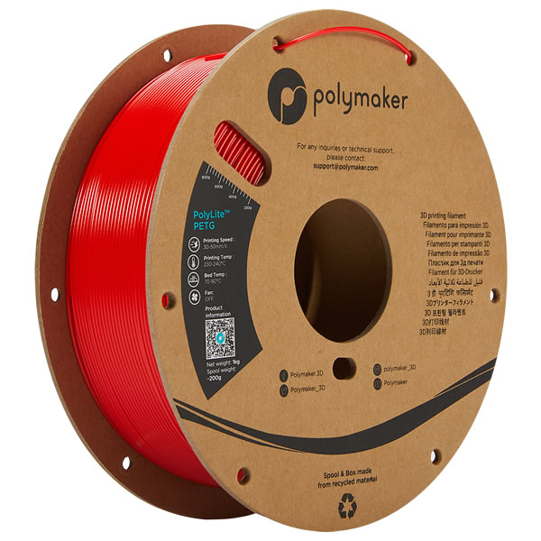 Polymaker製フィラメント『PolyLite PETG』